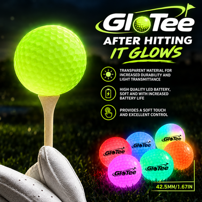 Glowing Golf Balls