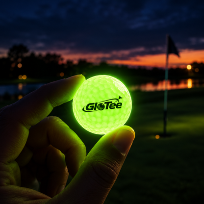 Glowing Golf Balls